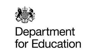 Department for Education logo.